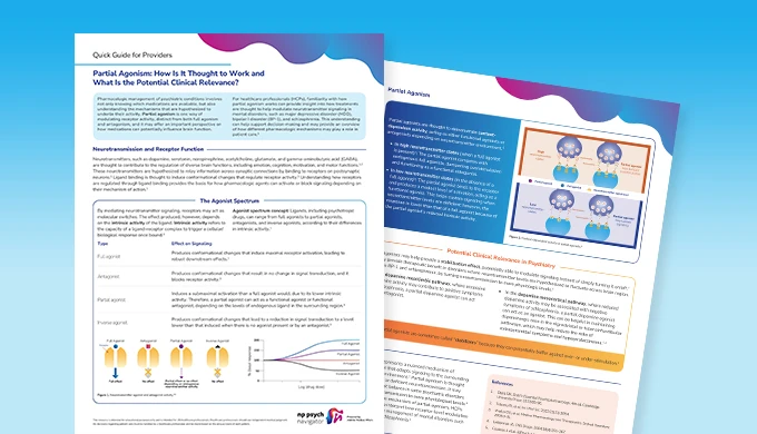 Partial Agonism: How Is It Thought to Work and What Is the Potential Clinical Relevance?