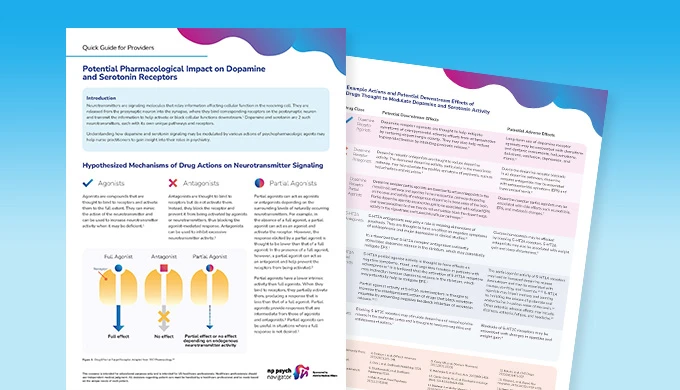Potential Pharmacological Impact on Dopamine and Serotonin Receptors
