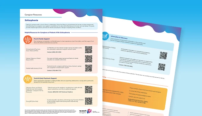 Caregiver Resources — Schizophrenia